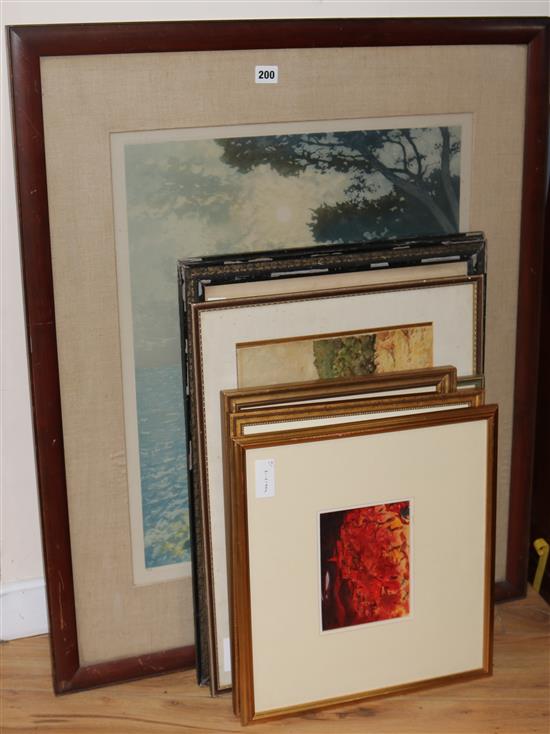 Seven assorted pictures